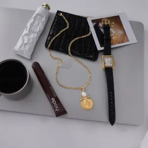 Elegant Stainless Steel Gold-Tone Pearl Necklace 11 Sa2cdd55cc9b24e71a77c5e457fd51366j