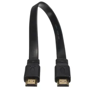 Flat HDMI 1.4 Cable 30cm, Gold-Plated Connectors 5 Sa2cf4a07579a404e8602d692e7a37e5bq