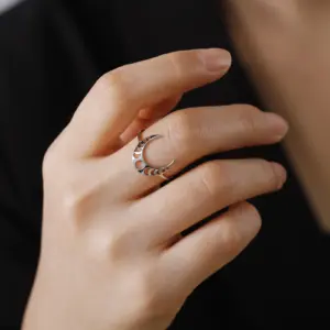 Celestial Moon Phase Stainless Steel Ring 14 Sa2cf6a9013144741aefdf06dfcc984abm