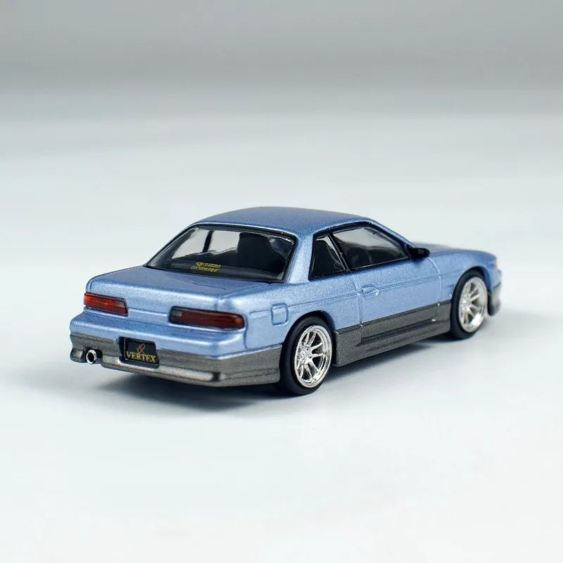 Blue Nissan Silvia S13 Diecast Model Car 1:64 Scale 4 Blue Nissan Silvia S13 Diecast Model Car 1:64 Scale - Image 4