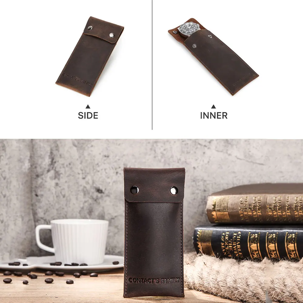 Vintage Leather Watch Organizer for Men and Women 5 Vintage Leather Watch Organizer for Men and Women - Image 5