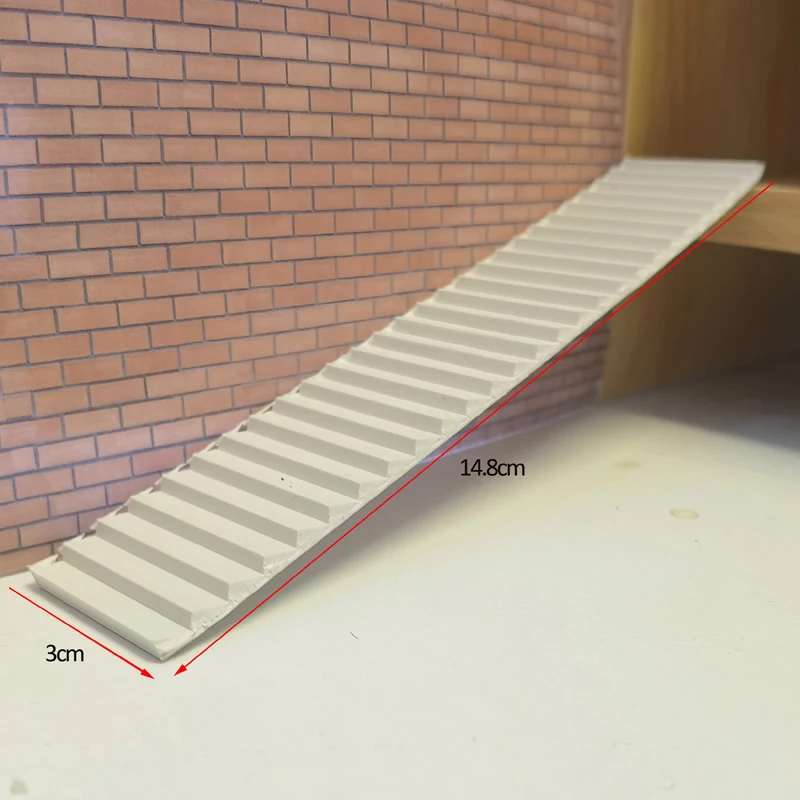 Miniature Plastic Stairs for Dioramas 2 Miniature Plastic Stairs for Dioramas - Image 2