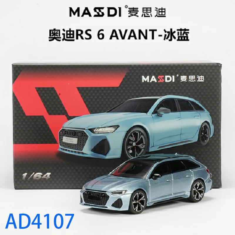 1:64 Scale MASSDI RS 6 Alloy Model Car 8 1:64 Scale MASSDI RS 6 Alloy Model Car - Image 8