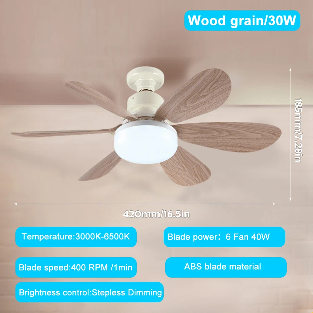 Modern smart ceiling fan with LED lighting 8 Modern smart ceiling fan with LED lighting - Image 8