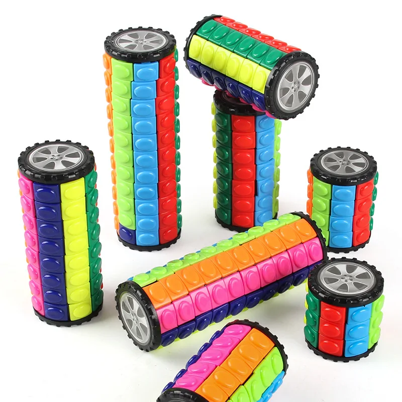 Colorful 3D Rotating Cube Puzzle in Multiple Layers 5 Colorful 3D Rotating Cube Puzzle in Multiple Layers - Image 5