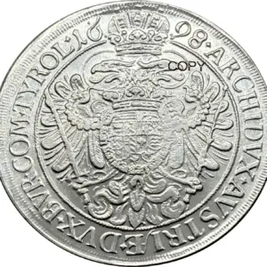 Austrian Empire 1698 Thaler Replica Coin 12 Sa3253d5e63cd44da8258181e5febe2d4F