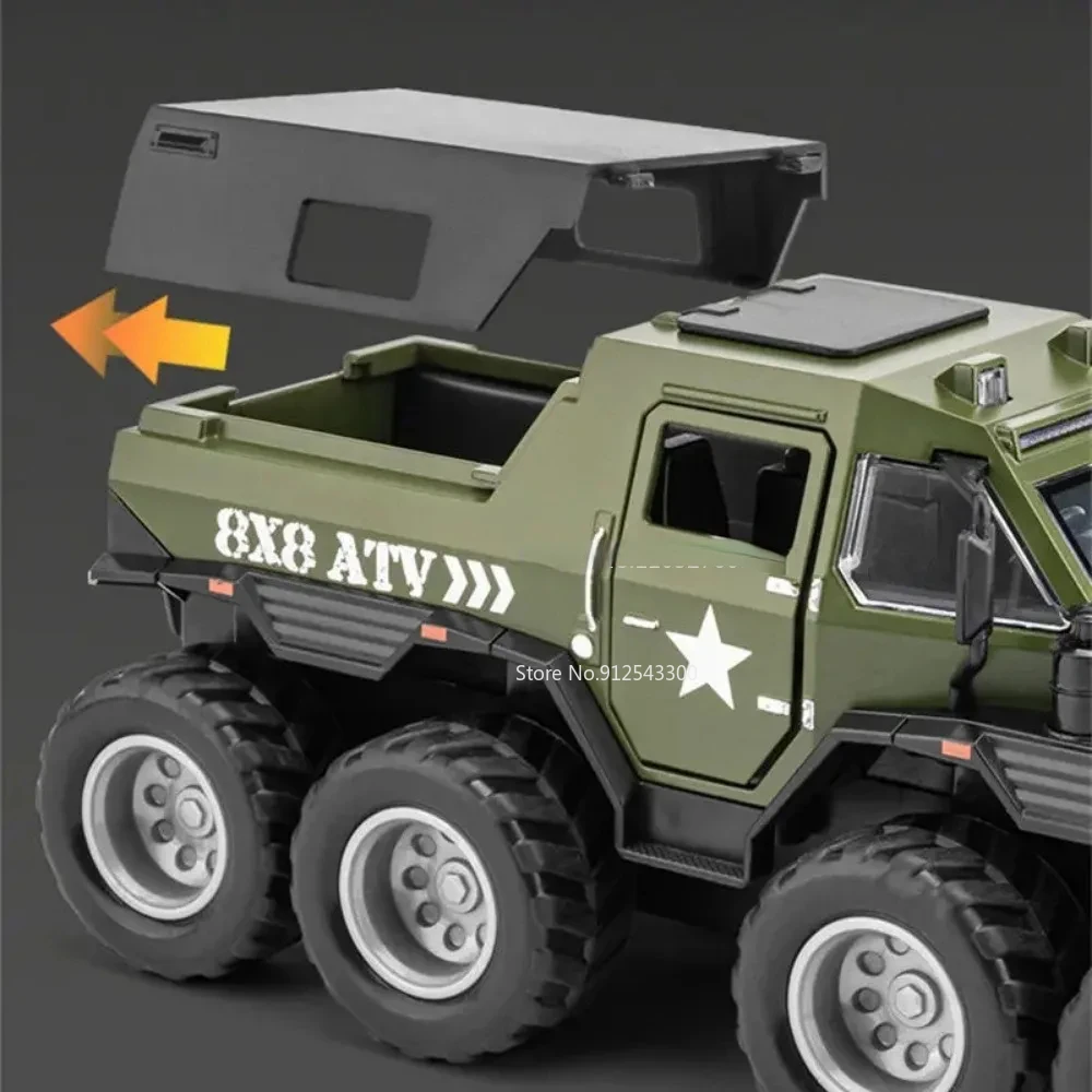Russian Avtoros Shaman 8x8 Diecast Model 5 Russian Avtoros Shaman 8x8 Diecast Model - Image 5