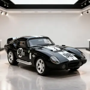 Blue Mustang Shelby Cobra Die-Cast Model 12 Sa36792fad87d40419288902442427e995