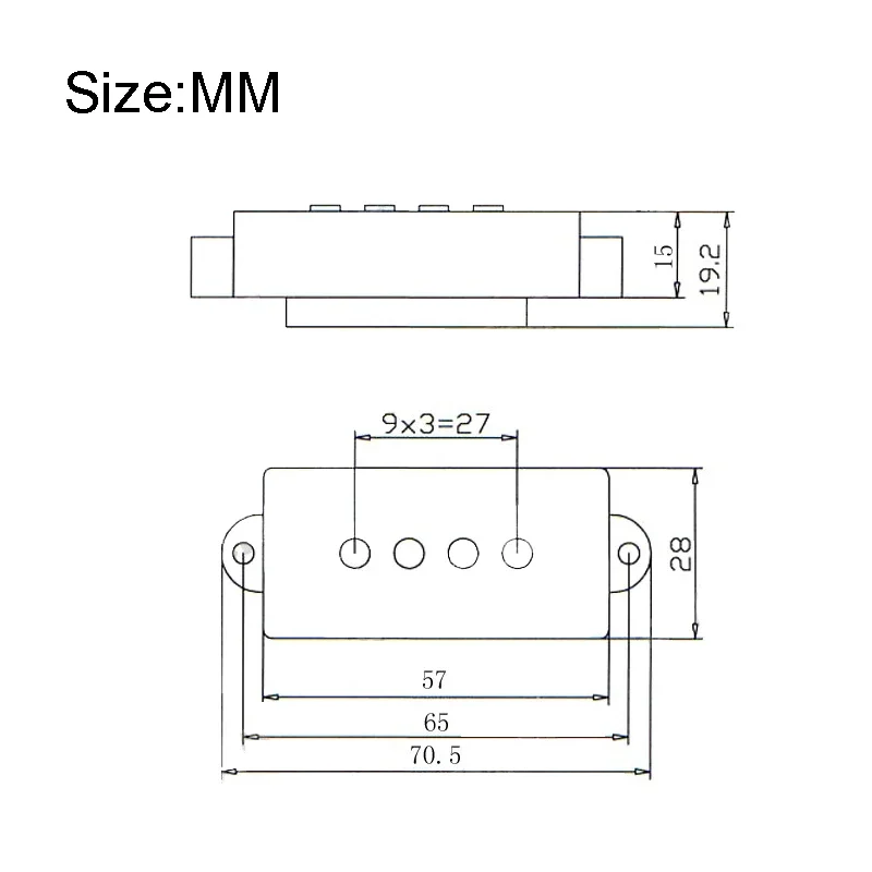 Open-Type 4-String Precision P Bass Pickup 4 Open-Type 4-String Precision P Bass Pickup - Image 4