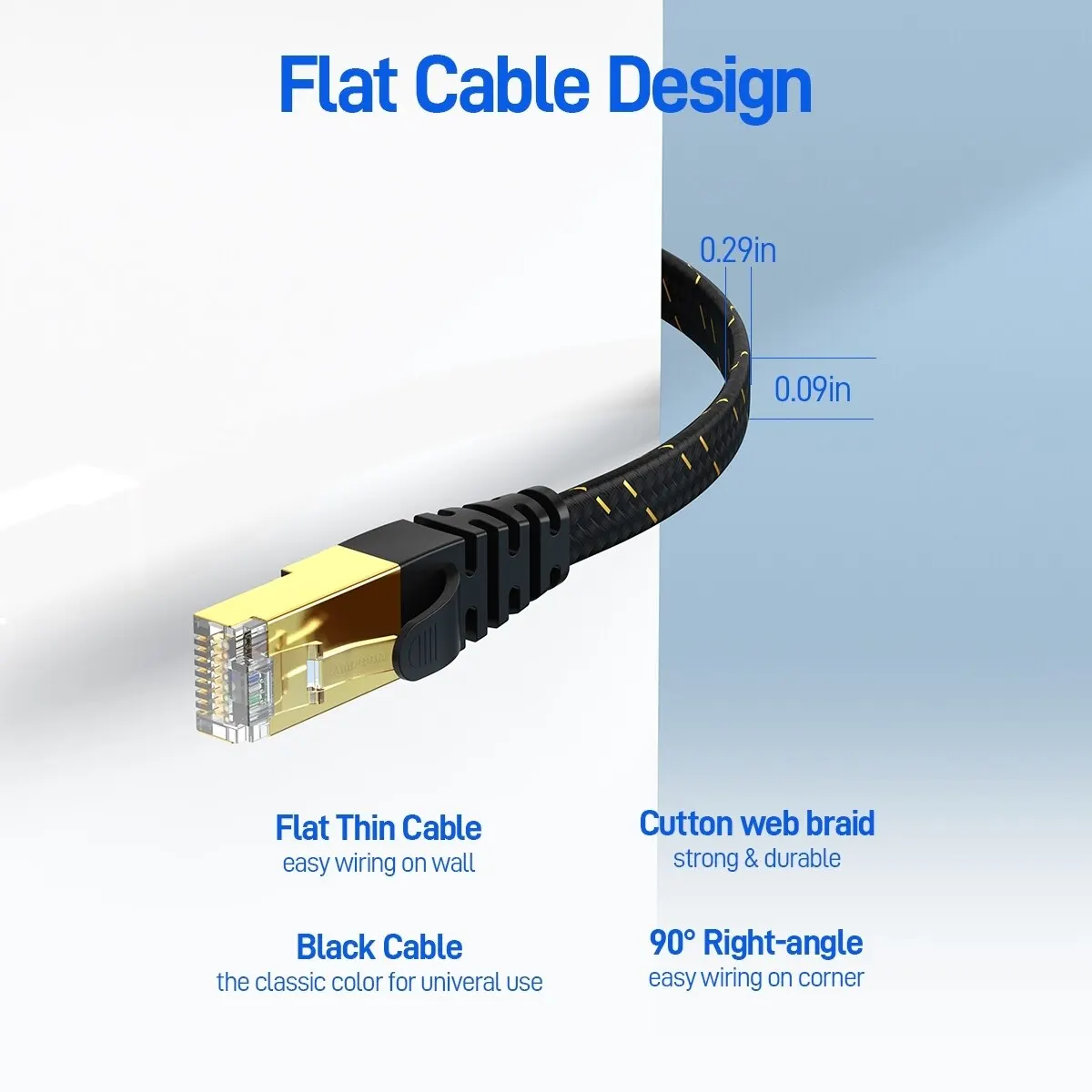 Cat7 Ethernet Cable 10Gbps 600MHz 1-30m 3 Cat7 Ethernet Cable 10Gbps 600MHz 1-30m - Image 3