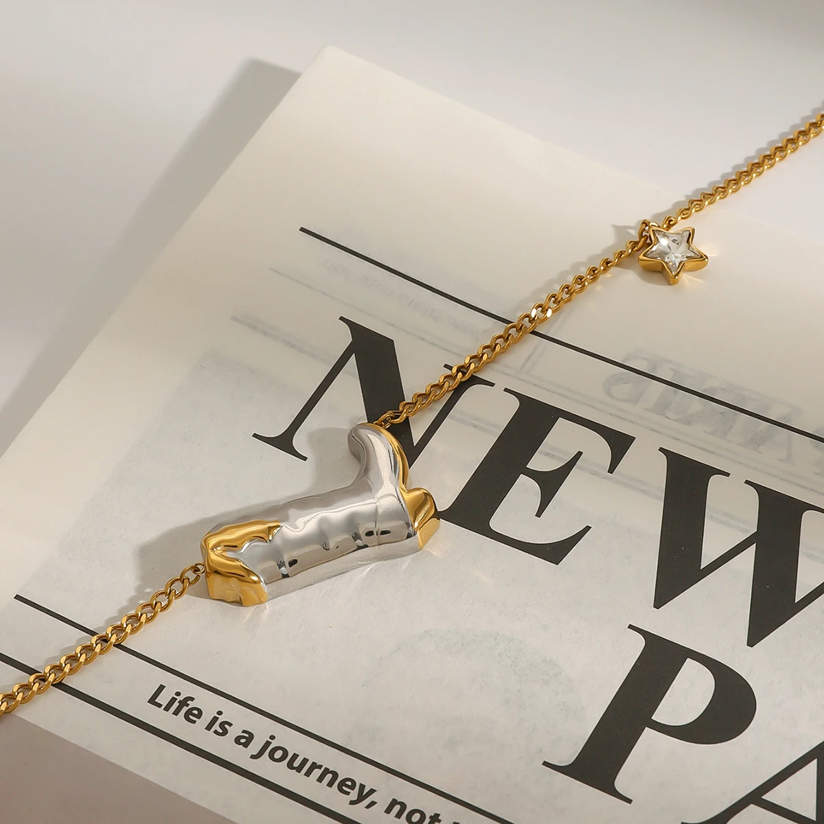 Stainless Steel Pentagram Necklace for Women 5 Stainless Steel Pentagram Necklace for Women - Image 5