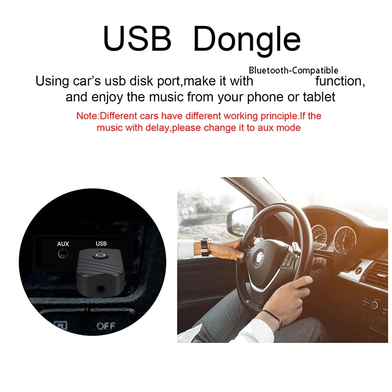 Wireless Bluetooth v5.0 USB Transmitter and Receiver Dongle 3 Wireless Bluetooth v5.0 USB Transmitter and Receiver Dongle - Image 3