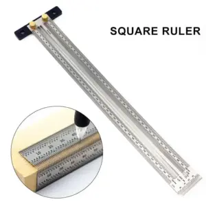 High-Precision Stainless Steel Square Ruler