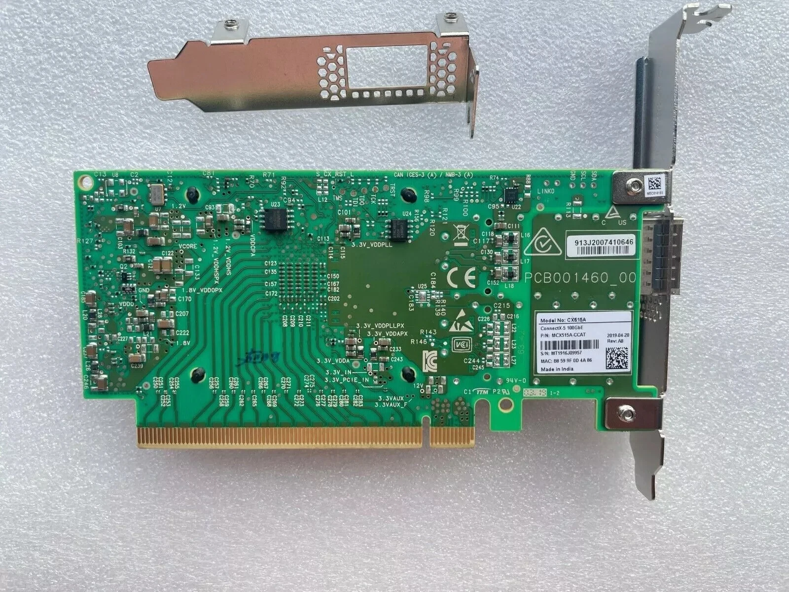 Mellanox ConnectX-5 100GbE PCIe Adapter Card 4 Mellanox ConnectX-5 100GbE PCIe Adapter Card - Image 4