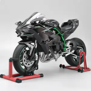 Kawasaki H2R 1:6 Scale Diecast Model in Black, Gold, or Carbon 12 Sa3c5df9beb254fc8a0bbcc4f6d02887ej