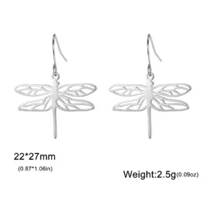 Stainless Steel Gold Dragonfly Earrings for Women 17 Sa3d10913b5d14315be073f98570e37a40