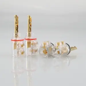 Gold-Plated BFA Banana Plugs for Speakers 9 Sa3f61b5185c645e3bee40136f8d33c83n