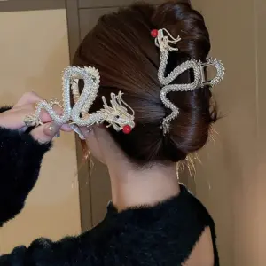 Chinese Zodiac Dragon Hair Clip in Gold Tone 12 Sa3f78b5d25284b9da5098b60e16eabffT