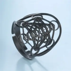Sacred Geometry Metatron Cube Adjustable Ring 15 Sa3fcf80901644c56af291df51d0a62b6j