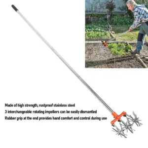Stainless Steel Hand Tiller for Gardening 10 Sa40f772b7c194bd3acec20f836eec1bdJ