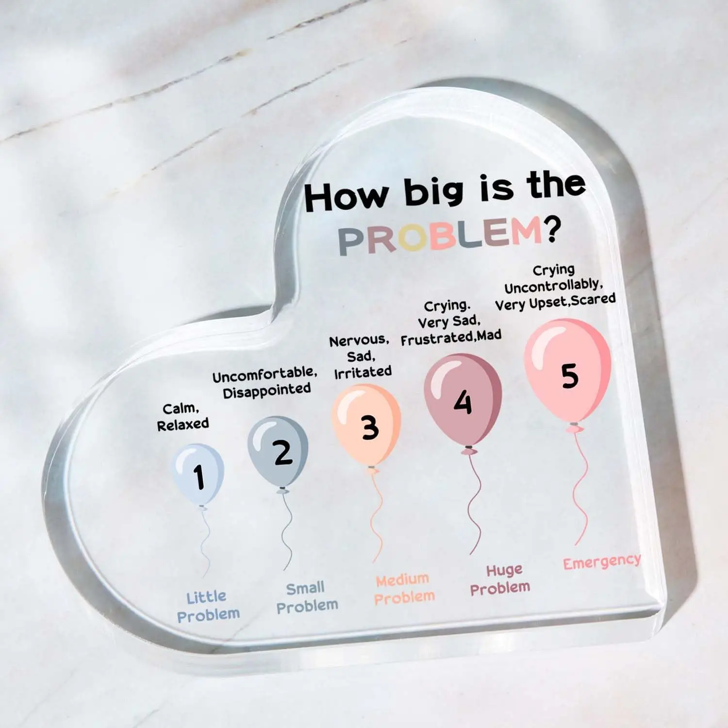 Heart-Shaped Acrylic Mental Health Sign 2 Heart-Shaped Acrylic Mental Health Sign - Image 2