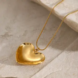 Stainless Steel Heart Necklace 2.67cm 13 Sa460245f7706459a8ef99b91feb72e8bR