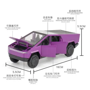 Futuristic 1:32 Scale Diecast Pickup Model 12 Sa46f9b0d253642dab3db08c41e1d900fY