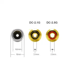 Gold-Plated DC Power Connector 2.1mm & 2.5mm 11 Sa4775b008802499fb24d913726fe430cc