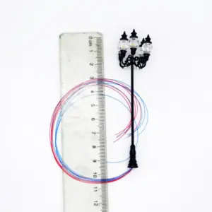 Vintage European-Style HO Street Lamps Set 15 Sa487ef35521843c682c7805cb46890a9X