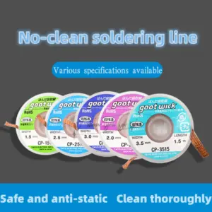 Professional PCB Desoldering Wick Set - 5 Reels 11 Sa49557c723c741278146f8878068354e9