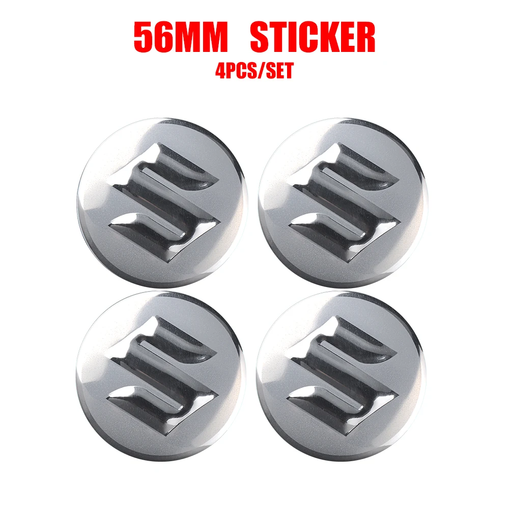 Suzuki Wheel Center Caps Set 54-60mm 8 Suzuki Wheel Center Caps Set 54-60mm - Image 8