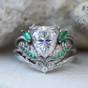 Silver Geometric Ring Set for Women 9 Sa4d6e00564654c279400f0a6f9ec66baX