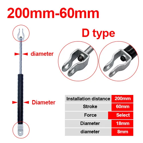 Gas Spring Folding Hinge 200mm Center Distance 10 Gas Spring Folding Hinge 200mm Center Distance - Image 10