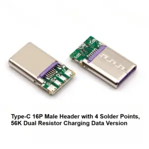 USB Type-C Male Connectors Set — 16/24 Pin Options 15 Sa4e5e97afe3d4e56b3ea18f639d041f55