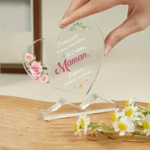 Heart-Shaped Acrylic Mother’s Day Plaque 10 Sa4f01aae0b8943c68f8fd54592e3ce8b3