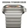 Titanium Finish Stainless Steel Apple Watch Band