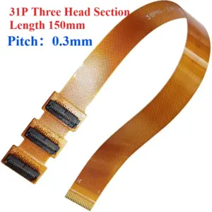 Orange Flat Test Cable for Electronic Testing 16 Sa4fb68e20d284edca3bdaeed07ff46a5O