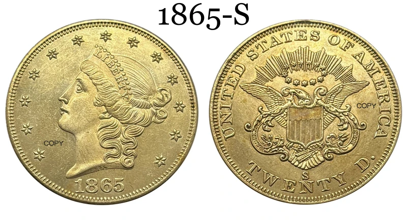 1860s Liberty Coin Replica Collection 9 1860s Liberty Coin Replica Collection - Image 9