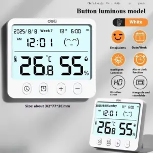 Xiaomi Multifunction Thermometer Hygrometer in White 16 Sa506e380fc514c4b9fc7bad5072bac86N
