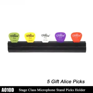 Black Guitar Pick Holder for Stage 7 Sa530a4c1e23446a395eeb1d302a7639bI