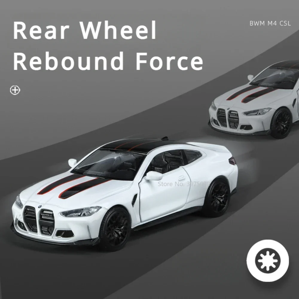 BMW M4 CSL 1:36 Diecast Model Collectible 4 BMW M4 CSL 1:36 Diecast Model Collectible - Image 4