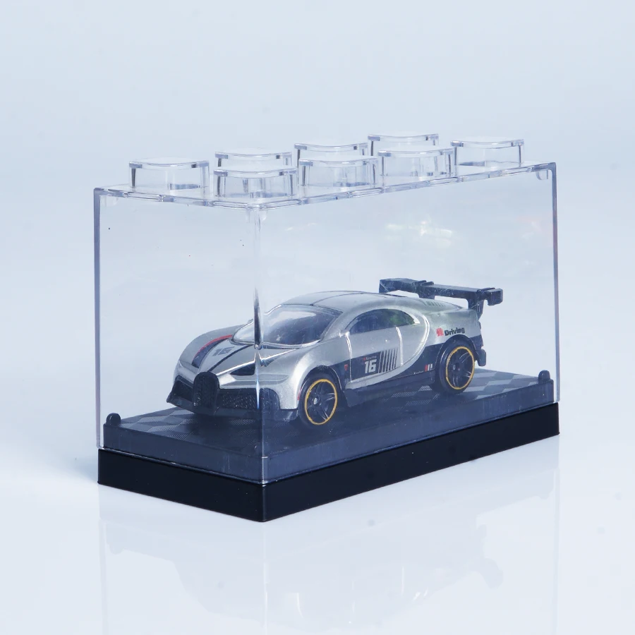 1:64 Silver and Black Supercar Model 6 1:64 Silver and Black Supercar Model - Image 6