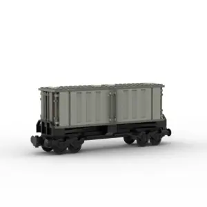 City Train Series MOC Freight Wagon for Builders 10 Sa54b8e8d1c3d426394fbed75afc792e6e