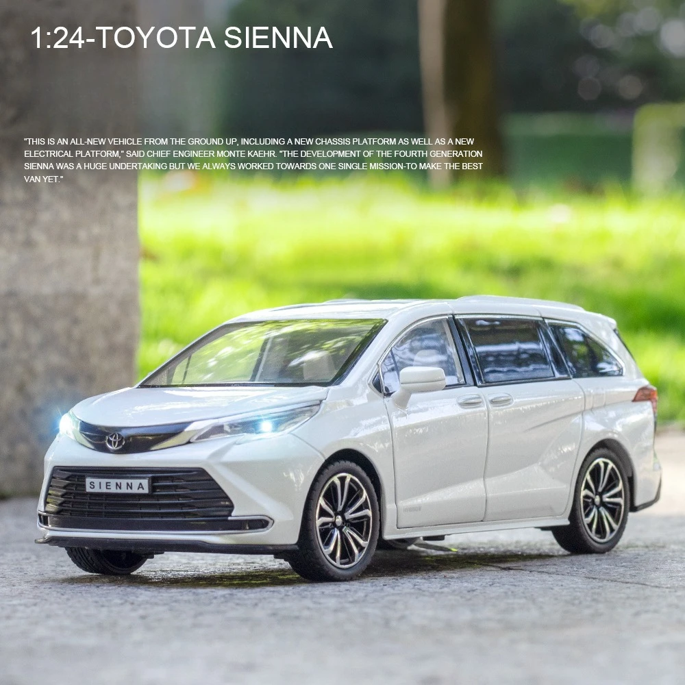1:24 Scale Sienna MPV Diecast Toy Car 2 1:24 Scale Sienna MPV Diecast Toy Car - Image 2