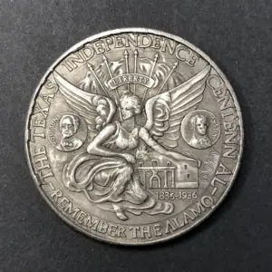 1935 Alamo Commemorative Copper Coin