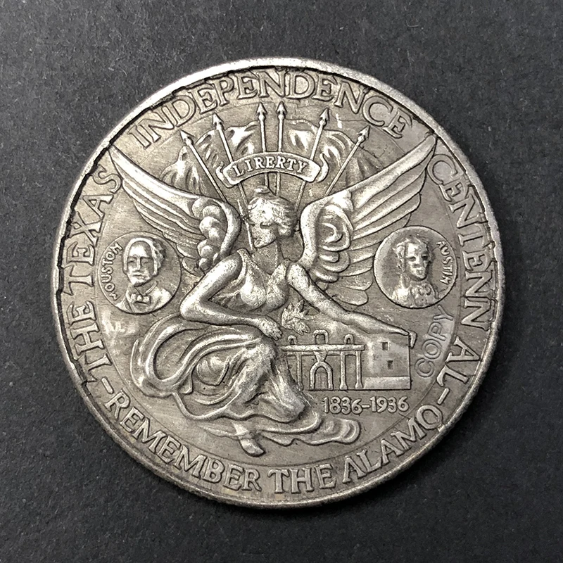 1935 Alamo Commemorative Copper Coin 1 1935 Alamo Commemorative Copper Coin