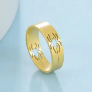 Stainless Steel Geometric Spider Ring 12 Sa5554ebcaec64f10afa8cc370c68bce8G