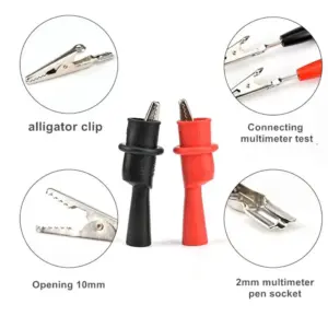 Durable Crocodile Test Clip Clamps for Multimeters 8 Sa559267acf6343ceaf9fe160d302580cd
