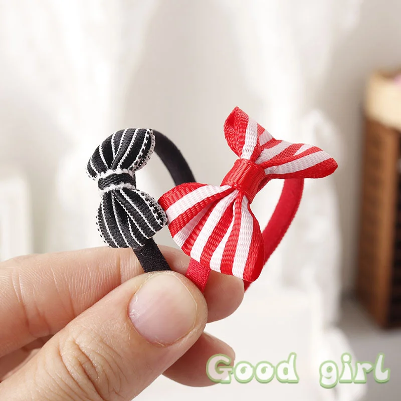 Miniature Doll Hairband with Black & White Bows 2 Miniature Doll Hairband with Black & White Bows - Image 2
