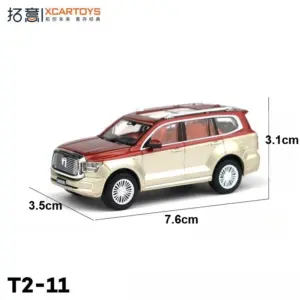 Red and Gold Diecast SUV Model 1:64 Scale